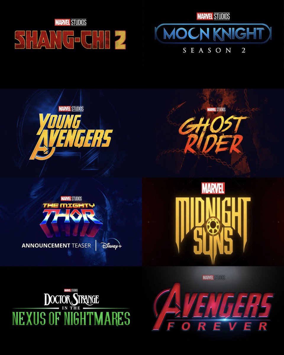 HolyfieldM5's tweet photo. 🚨Projects that will be announced &amp; revealed at D23 August 9th-11th.

Marvel Studio’s will also reveal some footage from upcoming films and Disney plus series.

Honorable mentions : X-MEN , BP3 , Scarlett Witch film and a DR Doom project https://t.co/UzT0tomemP