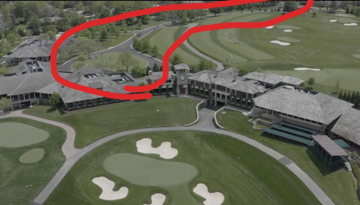 Scottie’s only obstacle today at Muirfield Village: