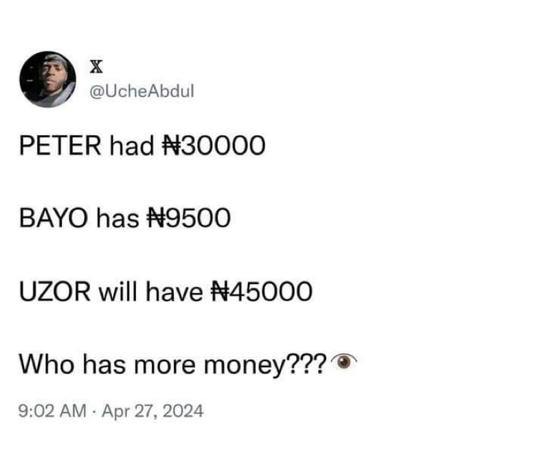 instablog9ja's tweet photo. Let's see the smart ones https://t.co/fIFwxRA8IT