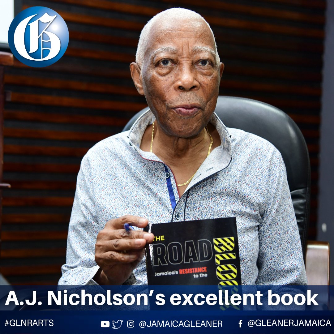 JamaicaGleaner's tweet photo. A. J. Nicholson’s new book, The Road Block: Jamaica’s Resistance to the Caribbean Court of Justice, is an excellent addition to the literature of our region.

Read more: https://t.co/jc3HhJB4zo #GLNRArts https://t.co/3L1N7ZeuUG