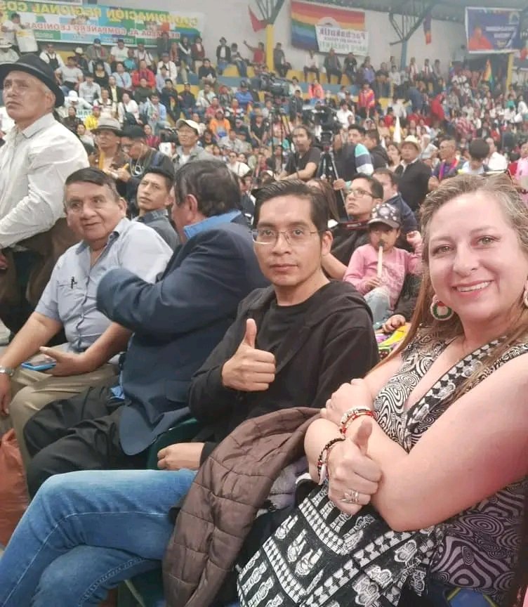 YolandaPc3's tweet photo. ⭕ #Quito | Convención Nacional del Movimiento Pachakutik 
#EnUnidad #CONAIE #Pachakutik
#Seguidores @fans #Militantes https://t.co/FeCylnLL0b