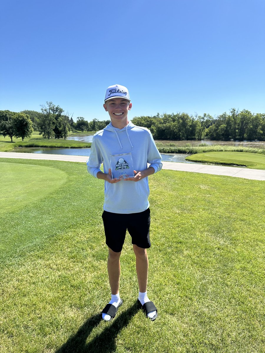 DakJuniorGolf's tweet photo. Our 2024 Mr and Miss Golf

Charlie Solberg of Fargo Davies
Avery Bartels of Kindred https://t.co/ZkljXJCriu