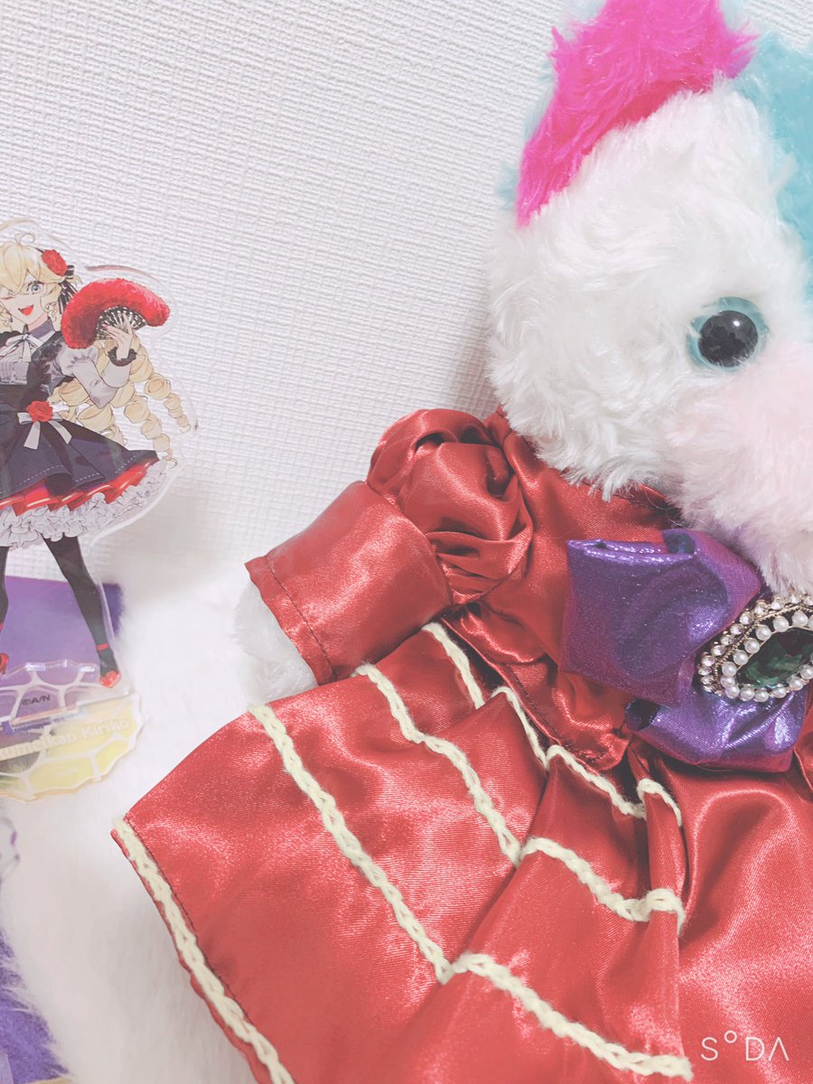 joe_Nikipi's tweet photo. りきベア用キリコ様衣装つくりました〜〜〜〜〜✨✨🦁✨✨

リリイベ間に合わなかった分、カーニバル・リヴはこの子と一緒に楽しんできます✌️
ショルダーでななめがけして連れて行くので、現地参戦の方会えたら仲良くして下さい〜🫶

 #ジョー設展
#ジョー児家政部
 #にじさんじ手芸部 https://t.co/sGTV9z7CzE