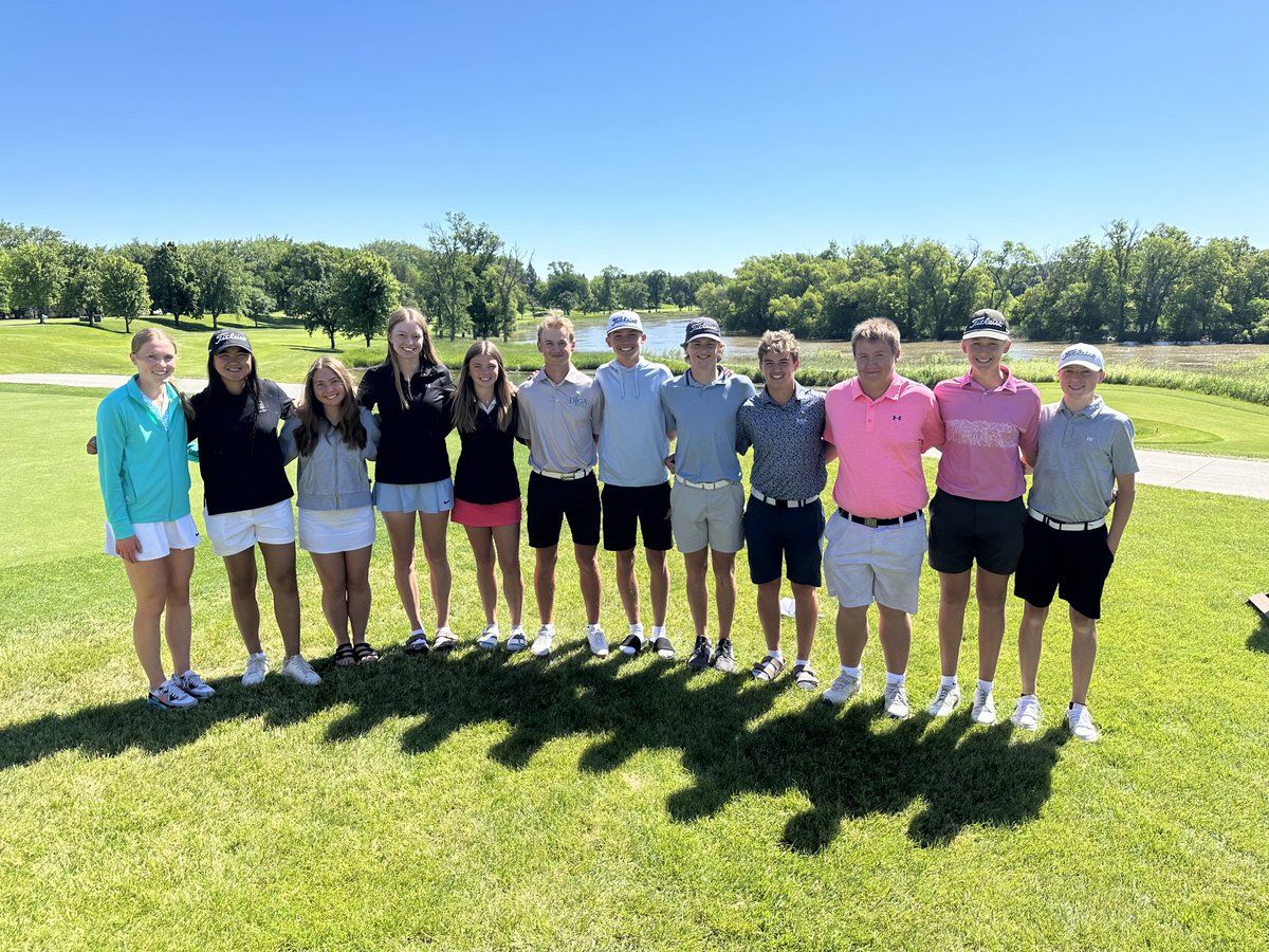 DakJuniorGolf's tweet photo. Team Red River and Team Missouri River are ready for the 2024 DJGA Cup coming this July in Bismarck! https://t.co/EQf47739nx