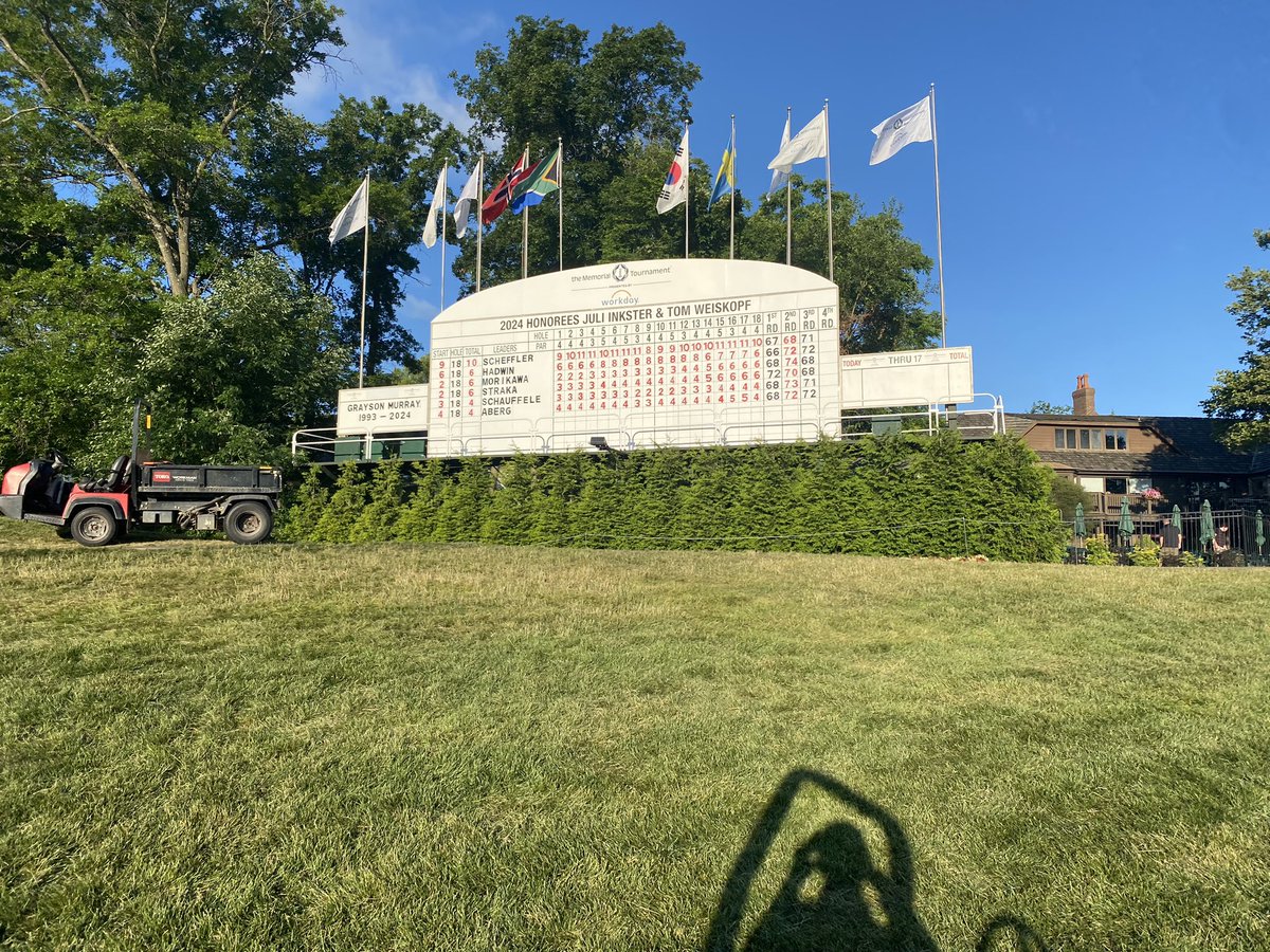 BenkwittTurf's tweet photo. What an amazing week at Muirfield Village for #TheMemorial. @chadmark614 and his team had this course dialed in. Thank you for letting me be apart of this experience! https://t.co/MwXlO8h5bm