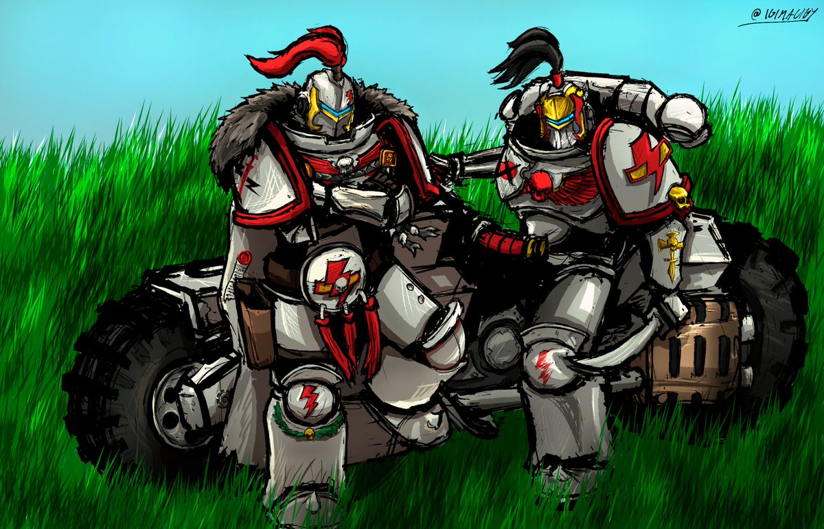 White scars commission
#warhammer #warhammer40k #WarhammerCommunity #WarhammerArt