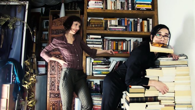 It's another day at the bookshop...  But things are gonna go a little differently. I've got my own management