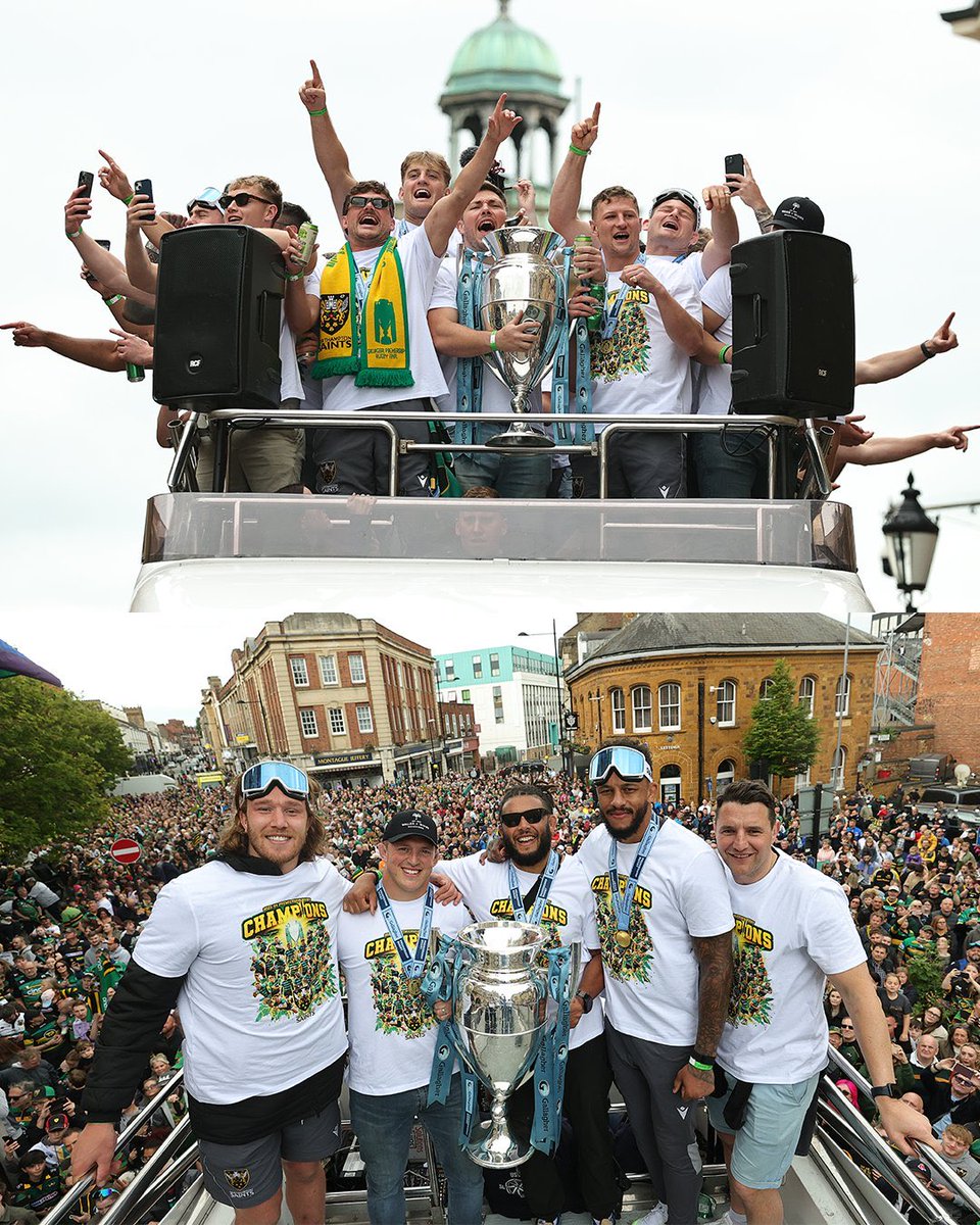 chrisjonespress's tweet photo. What a way to go out! @SaintsRugby #shoearmy #offtofrance https://t.co/j2oSVC9Ysi