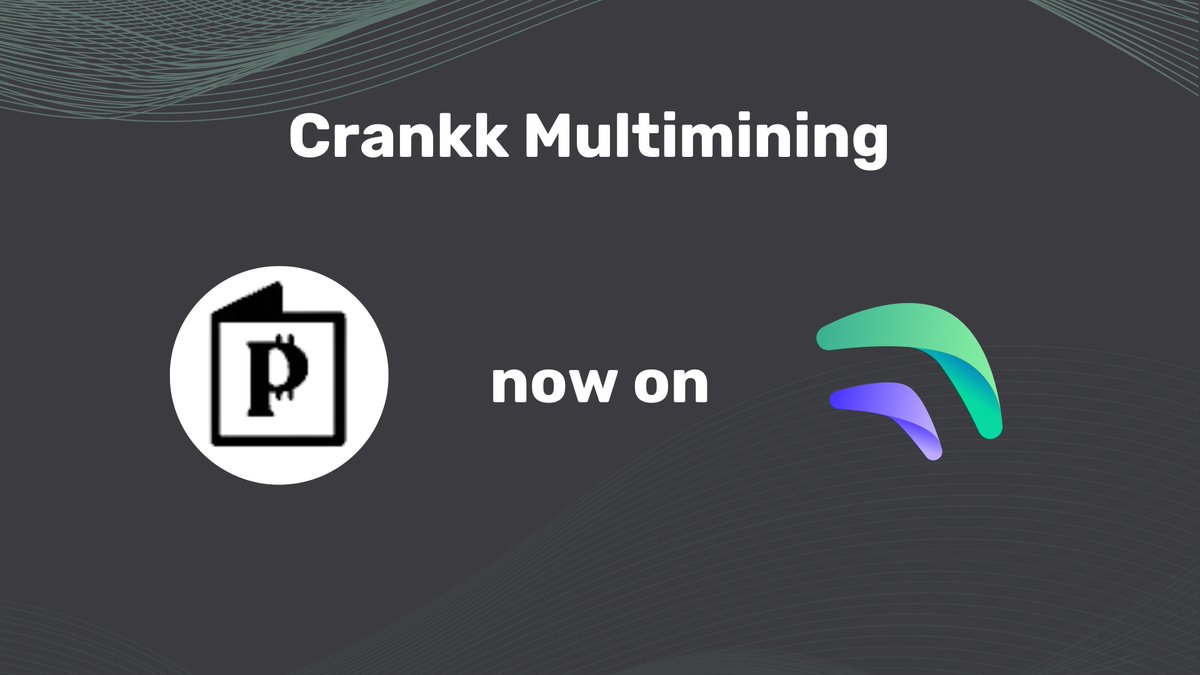 crankk_io's tweet image. Crankk added @Pawns_app to the One-Click Multimining!

Giveaway Alert!

Follow these steps to win one of three Crankk Software Licenses:
1. Like this post ❤️
2. Retweet 🔁
3. Quote the post with these three hashtags: #CRANKK #Pawns_app #MULTIMINING