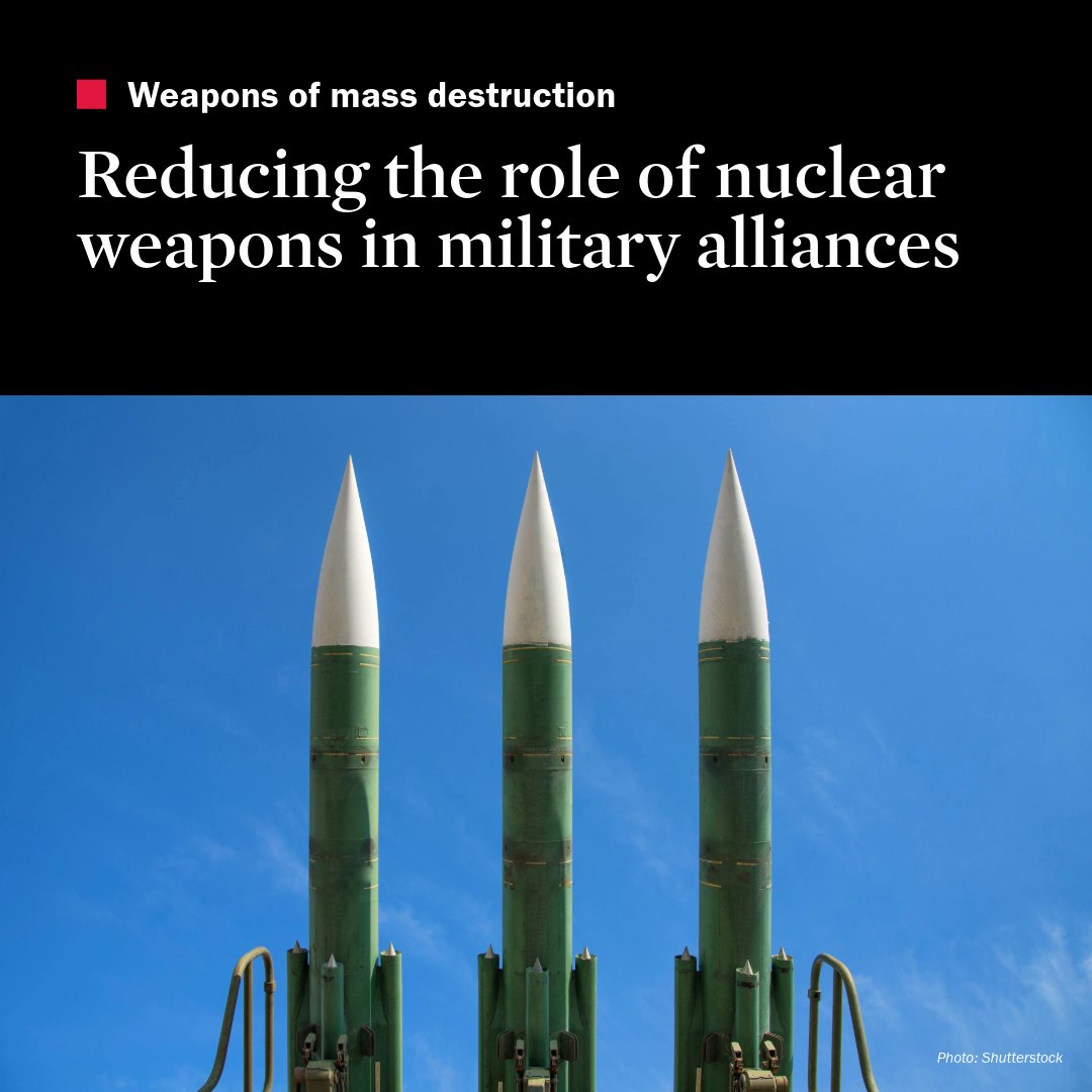 SIPRI (@sipriorg) on Twitter photo This SIPRI paper by <a href="/TyttiErasto/">Tytti Erästö</a> examines the role of #NuclearWeapons in military alliances, challenging the perceived security benefits of forward-deployed non-strategic weapons.
Download the paper ➡️ doi.org/10.55163/WUTB3… This SIPRI paper by <a href="/TyttiErasto/">Tytti Erästö</a> examines the role of #NuclearWeapons in military alliances, challenging the perceived security benefits of forward-deployed non-strategic weapons.
Download the paper ➡️ doi.org/10.55163/WUTB3…