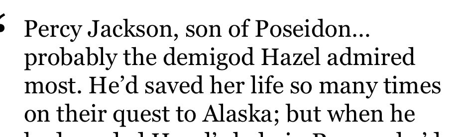 the way Hazel sees Percy always makes me cry idk