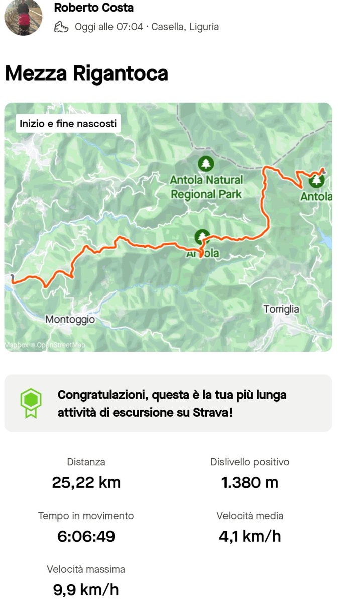 robertocosta_ge's tweet photo. Oggi ho percorso la 20^ #Rigantoca, marcia non competitiva Righi-Antola-Caprile organizzata dal @CAI150 #Sampierdarena in collaborazione  con @ComunediGenova e @parcoantola in buona parte nel territorio di @ValliAntola. #lamialiguria  a piedi è più bella https://t.co/sSXiBFYROl
