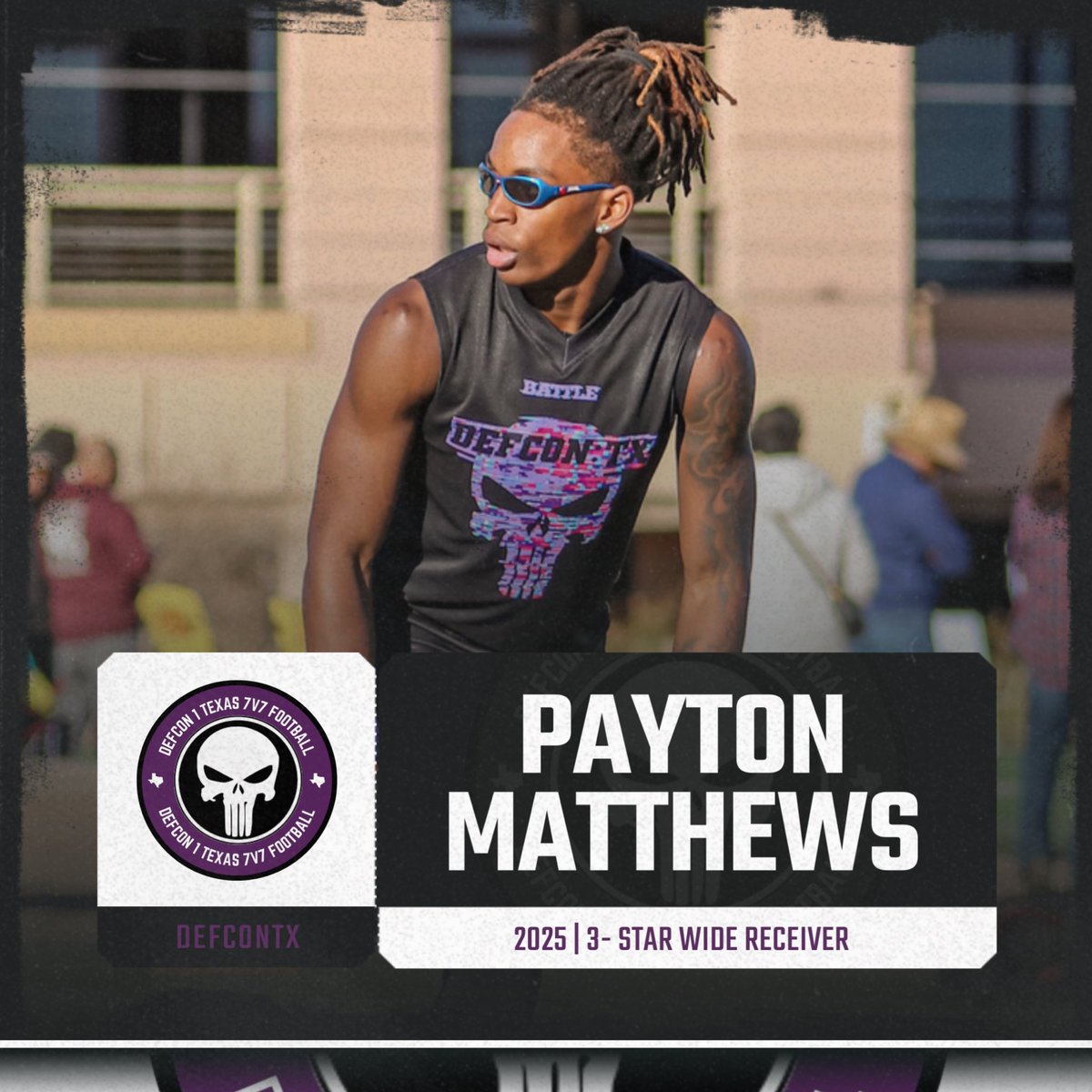DEFCON 1 TEXAS 7v7 (@defcontx7v7) on Twitter photo 2025, WR- Payton Matthews (<a href="/paytonjma/">Payton “Cuatro” Matthews</a>) has been selected as one of ten to earn his ⭐️⭐️⭐️ ranking per <a href="/dctf/">Dave Campbell's — TexasFootball.com</a>!
#AGTG Way to work Payton, we’re excited to see you ball out this fall! 🏴☠️<a href="/coach9cg/">Clayton Guillory</a> <a href="/kcolesports/">Kimberly Cole</a> <a href="/samspiegs/">Sam Spiegelman</a> <a href="/2MGE_/">𝟚𝕄 𝔾𝕣𝕚𝕕𝕚𝕣𝕠𝕟 𝔼𝕧𝕒𝕝𝕦𝕒𝕥𝕚𝕠𝕟𝕤</a> <a href="/MikeM_Scout/">𝕄𝕚𝕜𝕖 𝕄𝕠𝕣𝕣𝕚𝕤 𝕊𝕣</a> <a href="/_RL_Martin/">R.L. Martin</a> <a href="/BDammone/">Along The Wire</a> <a href="/Rivals/">Rivals</a> @On3Recruits 2025, WR- Payton Matthews (<a href="/paytonjma/">Payton “Cuatro” Matthews</a>) has been selected as one of ten to earn his ⭐️⭐️⭐️ ranking per <a href="/dctf/">Dave Campbell's — TexasFootball.com</a>!
#AGTG Way to work Payton, we’re excited to see you ball out this fall! 🏴☠️<a href="/coach9cg/">Clayton Guillory</a> <a href="/kcolesports/">Kimberly Cole</a> <a href="/samspiegs/">Sam Spiegelman</a> <a href="/2MGE_/">𝟚𝕄 𝔾𝕣𝕚𝕕𝕚𝕣𝕠𝕟 𝔼𝕧𝕒𝕝𝕦𝕒𝕥𝕚𝕠𝕟𝕤</a> <a href="/MikeM_Scout/">𝕄𝕚𝕜𝕖 𝕄𝕠𝕣𝕣𝕚𝕤 𝕊𝕣</a> <a href="/_RL_Martin/">R.L. Martin</a> <a href="/BDammone/">Along The Wire</a> <a href="/Rivals/">Rivals</a> @On3Recruits