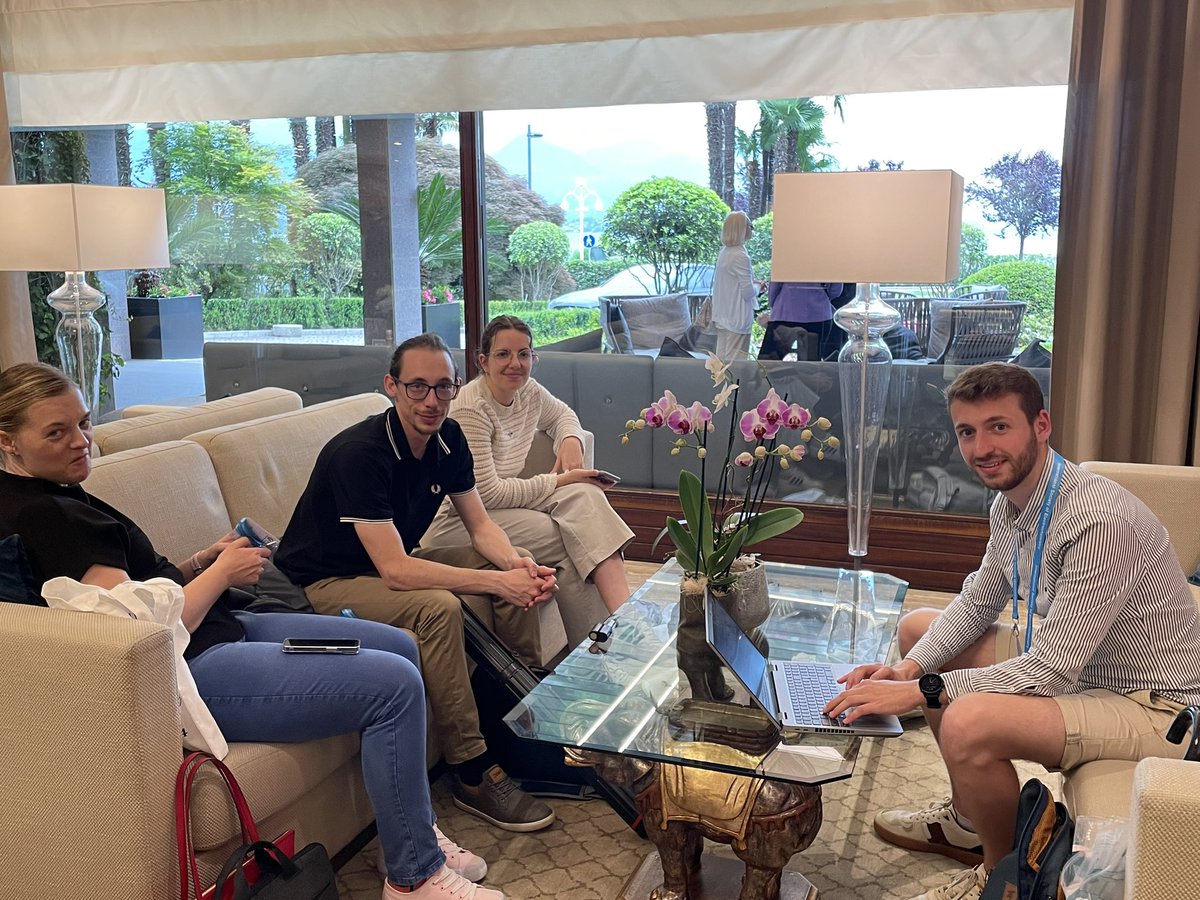 Enjoying the conference in Stresa🥳