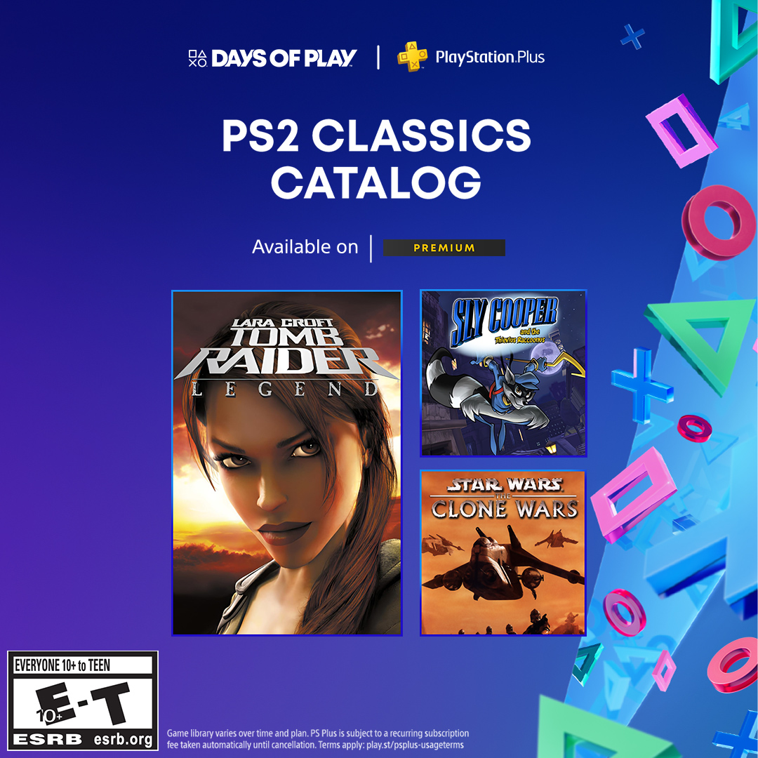 SuckerPunchProd's tweet photo. Sly Cooper and the Thievius Raccoonus is coming to the PlayStation Classics Catalog!

This release features:
🏆A Platinum Trophy
🔃Save states
📺Rendering options
 
Available June 11th to PlayStation Plus Premium members and for individual purchase on the PS Store! https://t.co/HFw0bfYghi