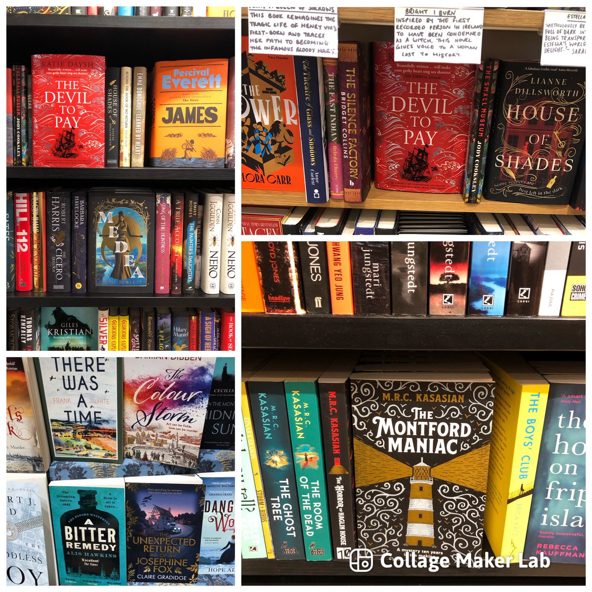 ThanhmaiUK's tweet photo. A bit of historical fiction and crime in Waterstones Piccadilly
#TheDeviltoPay @KDayshAuthor 
#ABitterRemedy @Alis_Hawkins 
#TheMontfordManiac MRC Kasasian https://t.co/ykD4ssOmgn