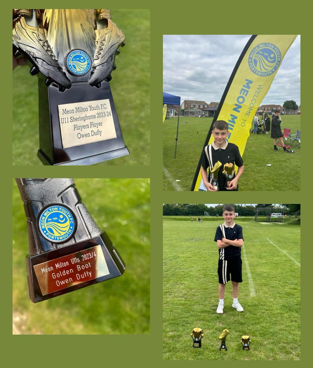 Duffs_7's tweet photo. β½οΈ 30 goals
π
°οΈ 12 assists
π 42% of all League & Cup goals
π© 4 x Hat Tricks
π Golden Boot Winner
π Players Player of The Year
#MeonMilton #Sheringhams #U11 #Pompey #YouthFootball #OD8 https://t.co/GXnTlVHVSa