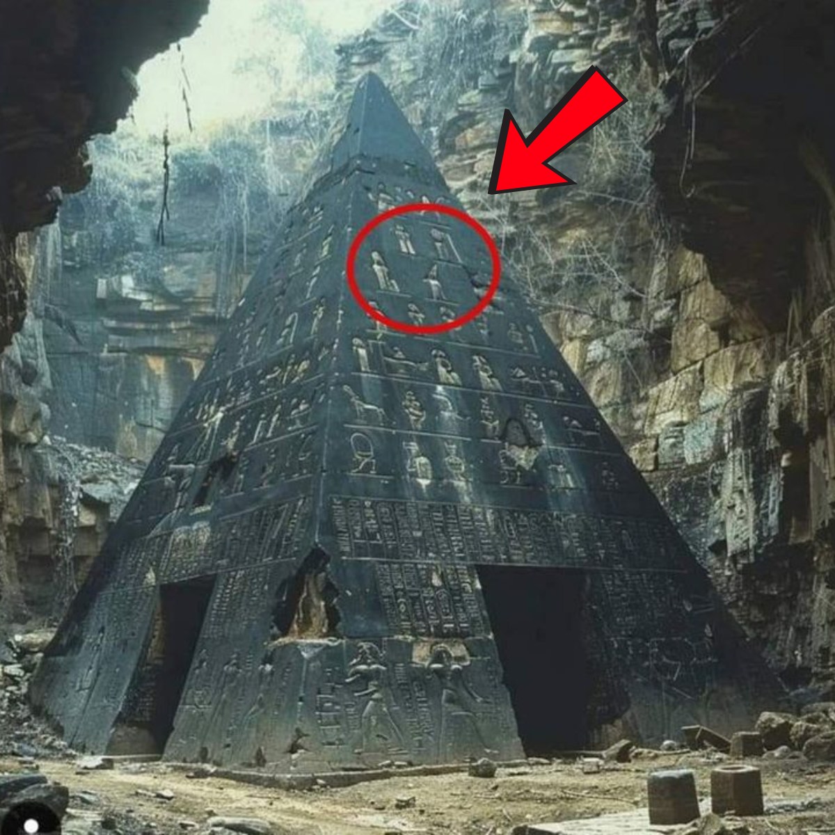 acesusy's tweet photo. Black Pyramid Unearthed in Antarctica. 👇👇👇 https://t.co/8qqH4FdHFI