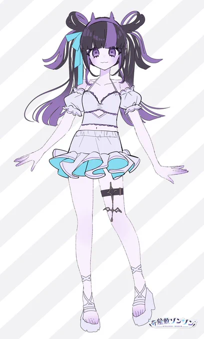 #ゾンちゃん衣装募集【ゾンちゃんと楽しむ!最高の夏デート】下に来ているのは水着!上から白ワンピを重ねてギリ日常でも痴女にならないようにしてみたよ白ワンピはシースルー生地もあって、プールでも使えるよ 