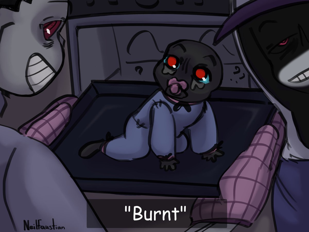 neilfaustian's tweet photo. They're just kidding 🙄

#errormare #horrordust #nightmaresans #errorsans #dustsans #horrorsans #hardy #sam https://t.co/C9s46iQ93T