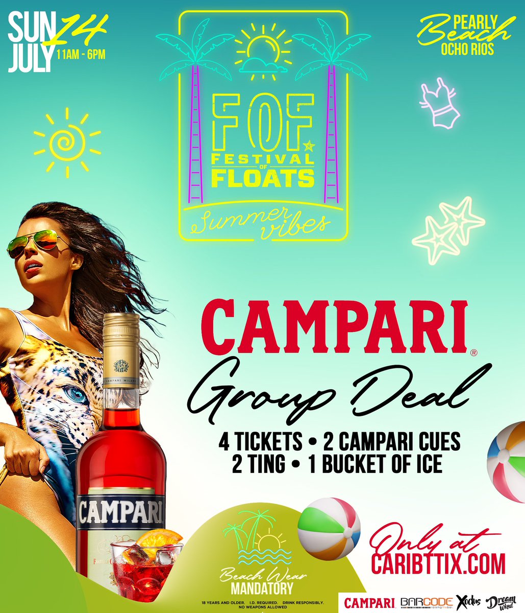 It’s more fun FOFing with friends! Get your limited group tickets NOW! Before you know it we’ll getting FOFing LIT at Pearly Beach on July 14th! 🤠 Tag a friend and get your tickets now from Caribtix.com before they’re gone! #fofjam #TheBestFOFingDayEver