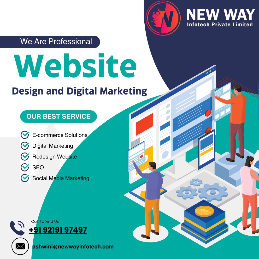 Are you looking for a professional business website or an efficient eCommerce platform for your business? 

Contact us today: 
 +91 92191 97497 
 newwayinfotech.com

#WebDevelopment #eCommerce #DigitalMarketing #BusinessGrowth #shopifystore #woocommercewordpress #wordpress