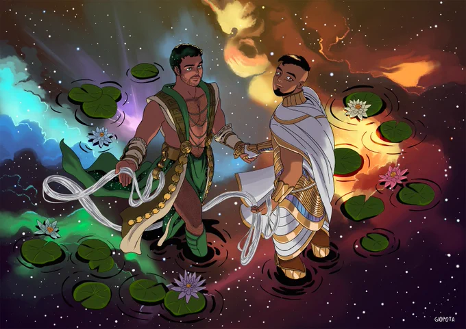 "Even the gods rejoice at the sight of our love."Happy Pride month to all the fantasy nerds and especially to the mtg queer community!  