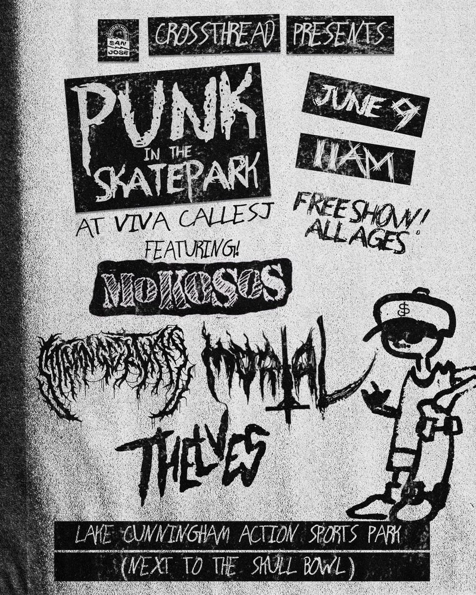 Playing at Lake Cunningham Skate Park in SJ for Viva Calle today.