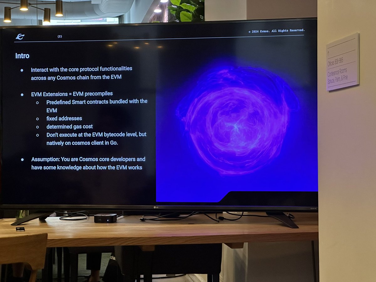 HOSS_ibc's tweet photo. .@EvmosOrg team is grinding. π οΈ
@danburck chats about enabling GO and Solidity flexibility and much more then yielded several questions from @sunnya97 and others.
#DEVMOS https://t.co/8Hd7ZcC1To