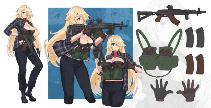 AK-103 #OC commissioned by ank you for your support! <3 #commissions 