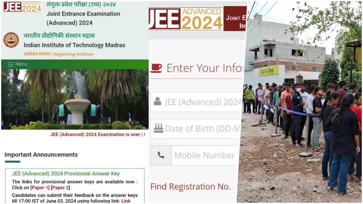 ETVBharatRJ's tweet image. जेईई एडवांस्ड 2024 : Final Answer Key में केमिस्ट्री का एक प्रश्न ड्रॉप, सभी कैंडिडेट को चार अंक बोनस, 10 जून से JoSAA Counselling के लिए रजिस्ट्रेशन  
etvbharat.com/hi/!education-… 
#JeeAdvanced2024 #AnswerKey #JoASS #IITMadras