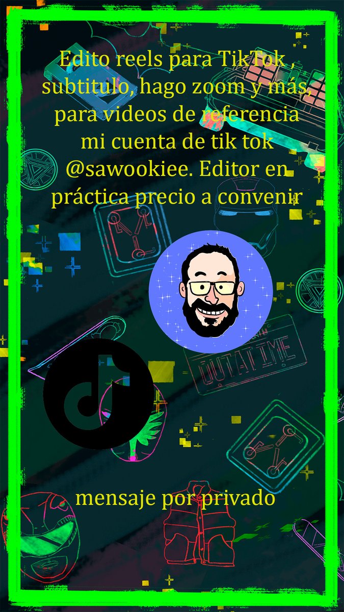InakiSabuqui's tweet photo. edito reels, tiktoks, hago subtitulos y edicion basica referencia de reels en mi cuenta de tiktok @sawookiee precio por reel a convenir en privado #editordevideo #reels #tiktoks https://t.co/ZJWk5NCQIm