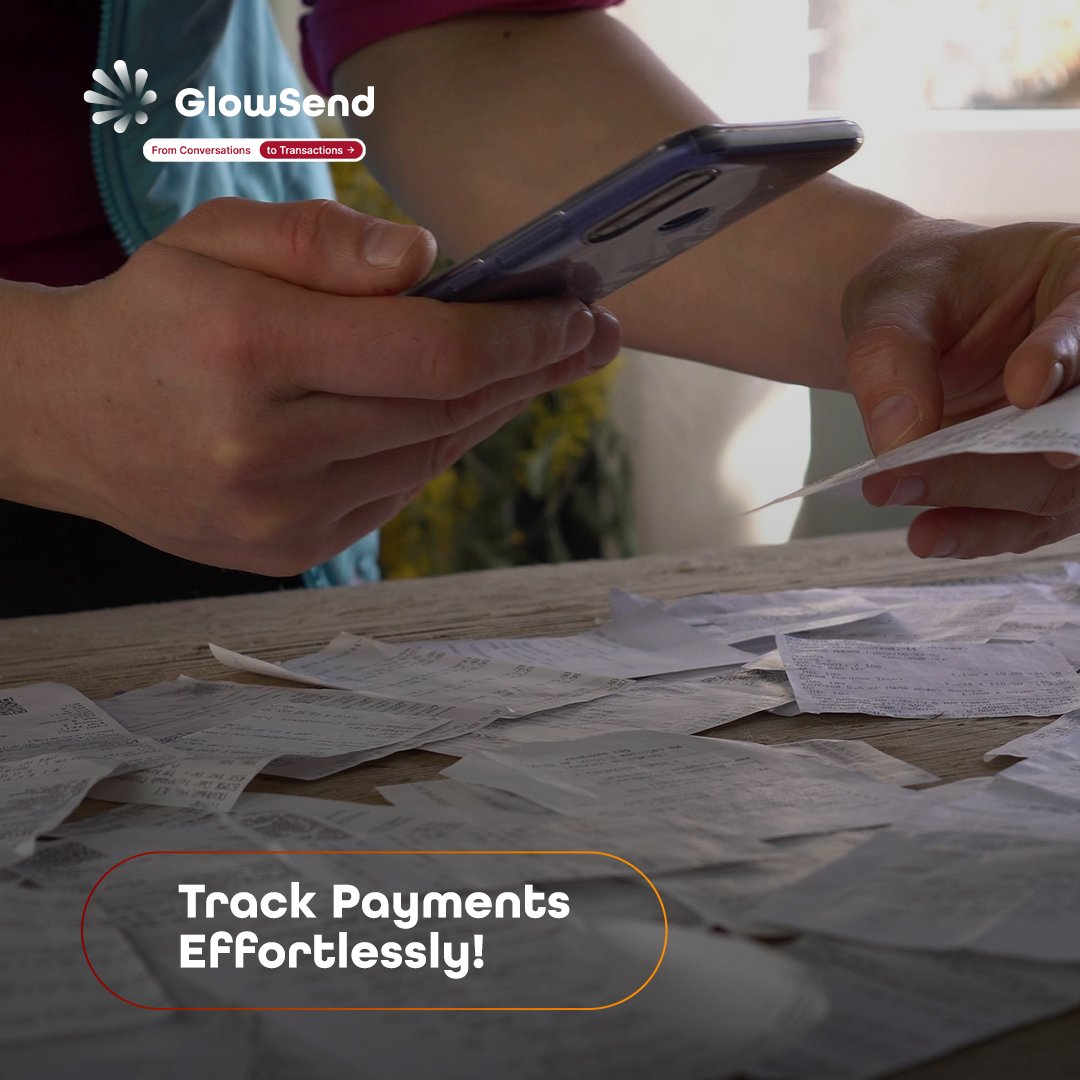 glow_send's tweet photo. GlowSend lets you track all your payments in real-time on WhatsApp. Keep your finances under control with ease! 📍

#GlowSend #WhatsApp #digitalsolution #chatbusiness https://t.co/TqVpExAnc6