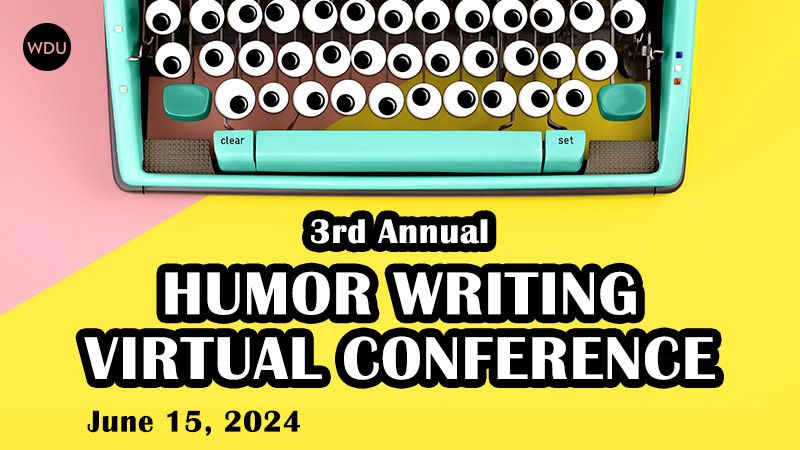 I will be doing a talk Sat. that is different from the others in the past wks. Those were about me, this one will be about you. The goal is you become a more creative humor writer. 
writersonlineworkshops.com/courses/humor-…

<a href="/WritersDigest/">Writer's Digest</a> <a href="/robertleebrewer/">robertleebrewer</a> #writing #books #writingcommunity