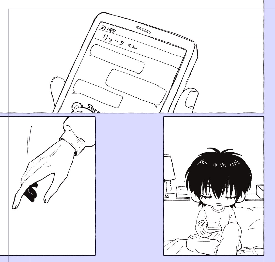 久しぶりに人間描いた 