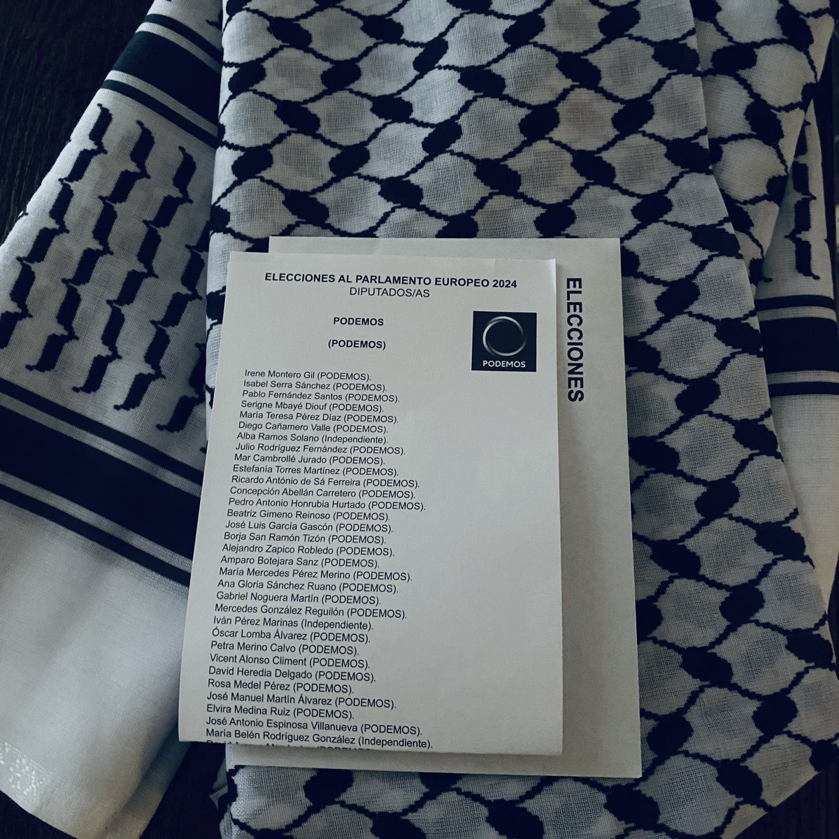 podemosmeditar's tweet photo. La decencia política en España se llama @PODEMOS 💜
GRACIAS!!
#9DeJunioVotaIreneMontero 
#VotaPaz 🕊️
#Podemos 
#EleccionesEuropeas 🇪🇺
#SiSePuede 
#PalestinaNoEstáSola 🇵🇸 https://t.co/VsAw680gSr