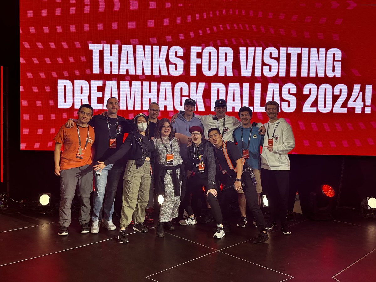 TazT3ch's tweet photo. Another successful #dhdallas in the books! Excited to have met amazing people, and to have led such a talented team. On to the next one 🎉 https://t.co/HL78pW95Tt