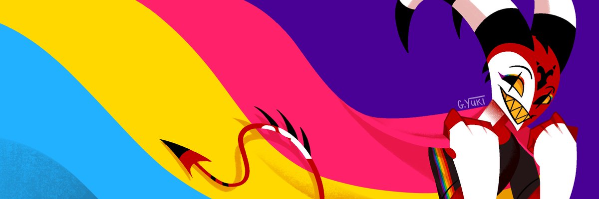 Celebrate your pride with them, feel free to use these banners whenever you want 🏳️‍🌈🏳️‍⚧️✨ 
Note: just for personal use!
#helluvaboss