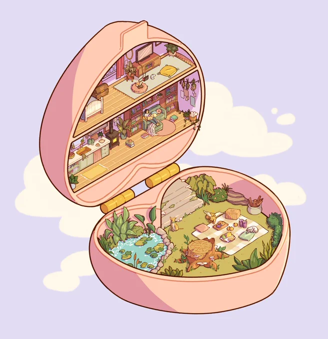 Polly Pocket commission  
