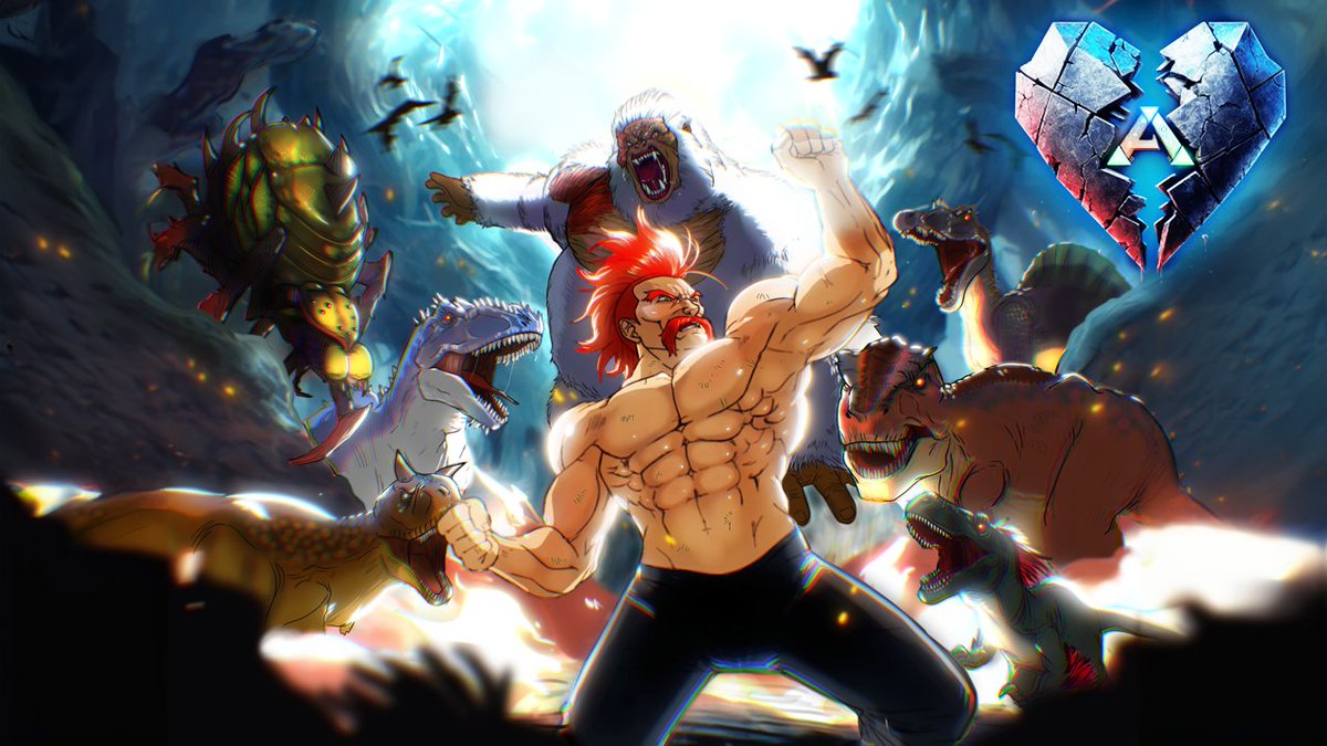 NexxuzHD's tweet photo. Amigos hoy empieza la mini serie de 2 vidas en ARK puede durar 1 día o puede durar hasta que matemos a los boses... que pasara? hoy a las 21:00 <3 https://t.co/aw4dGgAZuP