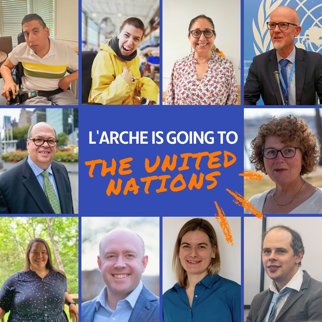 L'Arche International (@larcheintl) on Twitter photo ✨Thrilled to announce that the L'Arche Federation will be attending #COSP17, a UN conference where global representatives discuss and promote the rights of people with disabilities 🌍
Together, let's create a world where everyone's rights are respected!
#sdgs #globalgoals ✨Thrilled to announce that the L'Arche Federation will be attending #COSP17, a UN conference where global representatives discuss and promote the rights of people with disabilities 🌍
Together, let's create a world where everyone's rights are respected!
#sdgs #globalgoals
