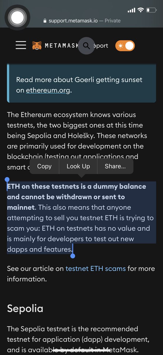 saphsaphsaph's tweet photo. New scam awareness!!!

Hey girlies, so some piggies are trying to pay for services using sepolia ETH crypto however this is just fake money to test out software and stuff. Be warned and never send any content or offer a service before payment is in your account! Please rt!
Findom https://t.co/ulcUzIEpPr
