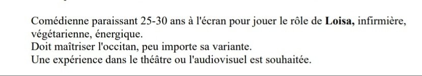 ECassagnet's tweet photo. Adishatz!
A hèr virar! 
Que nos manca enqüèra ua comediana tà jogar Loisa!

#loclacamion #octele #TV7 #saison5 #regionnouvelleaquitaine #cnc #rodatge #ficcionenoccitan https://t.co/ATkhKOiwA1
