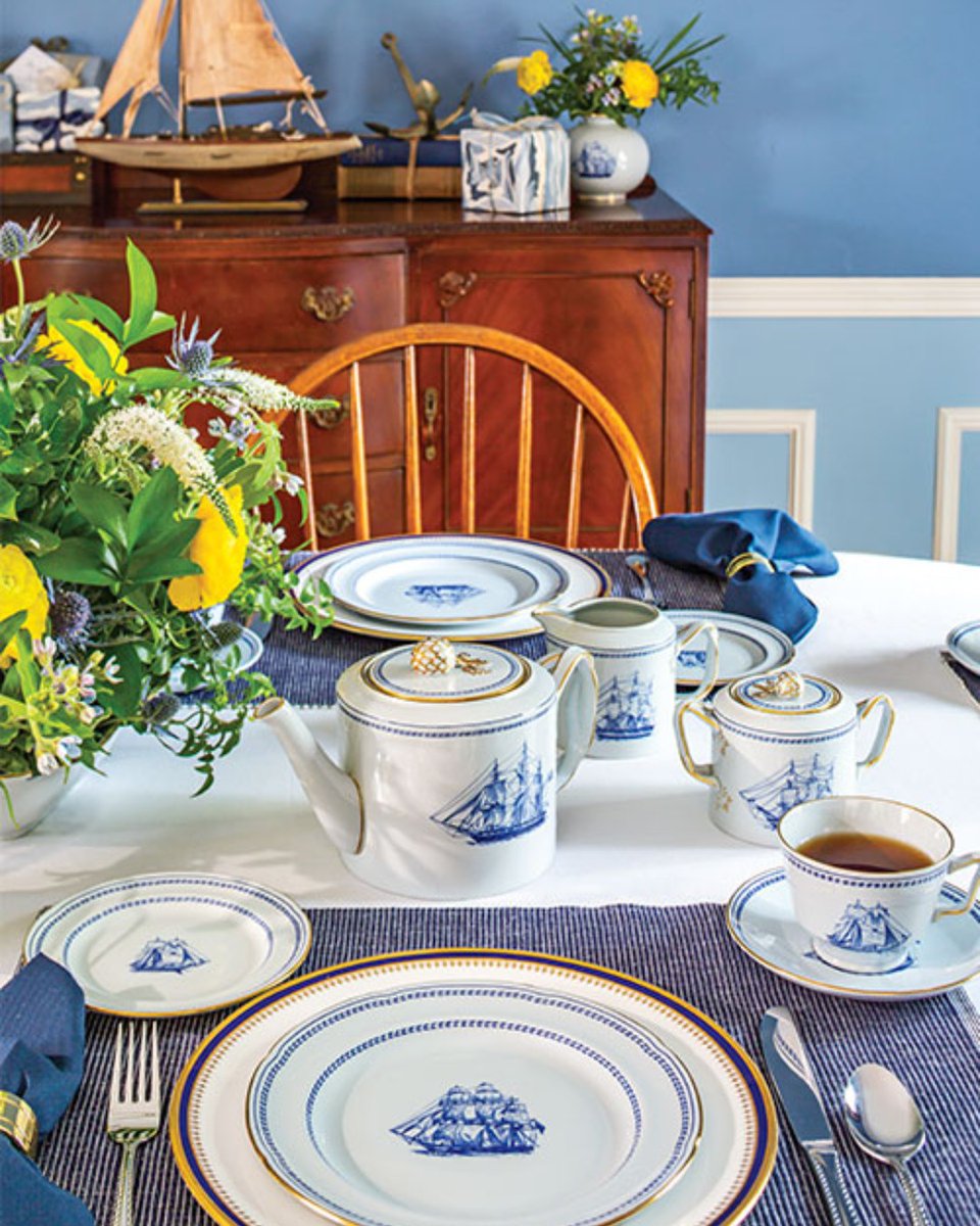 TeaTimeMag's tweet photo. Honor dads, uncles, grandfathers, and other special father figures next Sunday with a nautical-themed afternoon tea featuring hearty savories and decadent desserts that are sure to impress. Get the full menu at https://t.co/UOoMvL2WgF. https://t.co/HOZ7FBopUH
