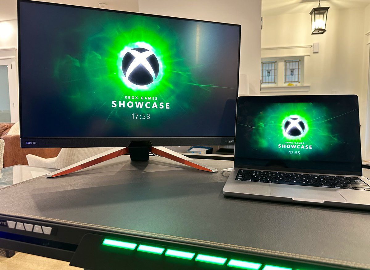 Dapper_Tux's tweet image. The battle station is ready. 🟢👀 

Let’s do this @Xbox! 

#XboxShowcase #CallofDuty