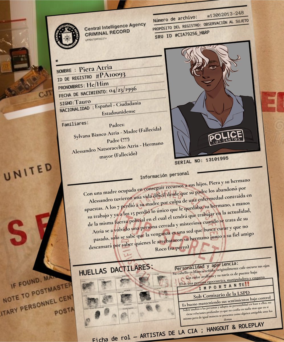 ROLEPLAY_CIA's tweet photo. Parece que nuestro otro Sub Comisario finalmente regresó. Denle una cálida bienvenida al Sub Comisario Piera Atria! Este jovencito te va a juzgar desde tus crímenes hasta tu estilo de ropa ¿por qué no? 

¡Suerte! 
[ @Bean_Shikito ]
#RPCIA #CIARP #CIAROLEPLAY #ROLEPLAYCIA #CIASVRP https://t.co/yqgw3dhhiS