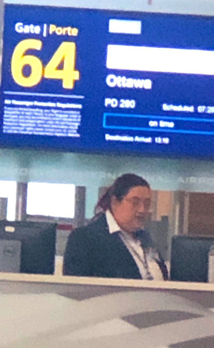 gatluke's tweet photo. @porterairlines, I have a video to prove that your representative in Edmonton, Alberta are so disgrace specifically, this manager https://t.co/9FpucrUwDD