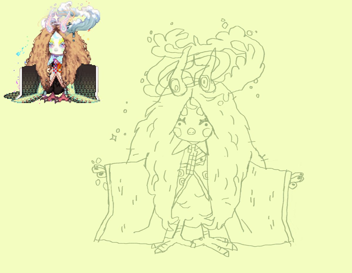 weja's tweet image. shakyhands but drawing my gaia avi today because i love it :^D