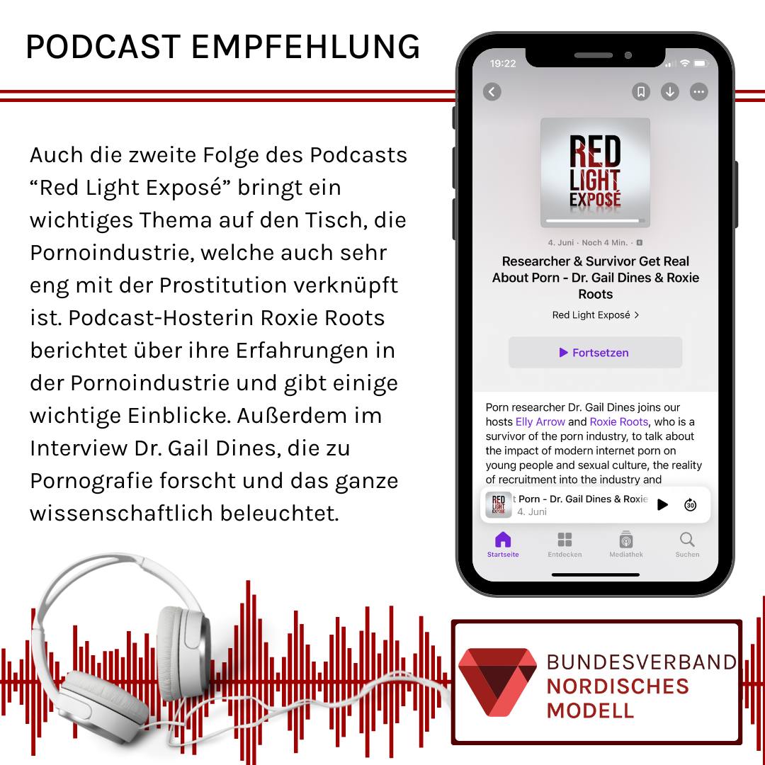 BV_Nord_Modell's tweet photo. Auch die 2. Folge des Podcasts #REDLIGHTEXPOSE bringt ein wichtiges Thema auf den Tisch, die Pornoindustrie, welche auch sehr eng mit der Prostitution verknüpft ist. Podcast-Host Roxie Roots berichtet über ihre Erfahrungen in der Pornoindustrie und gibt einige
1/5 https://t.co/FqWrgmLkhW