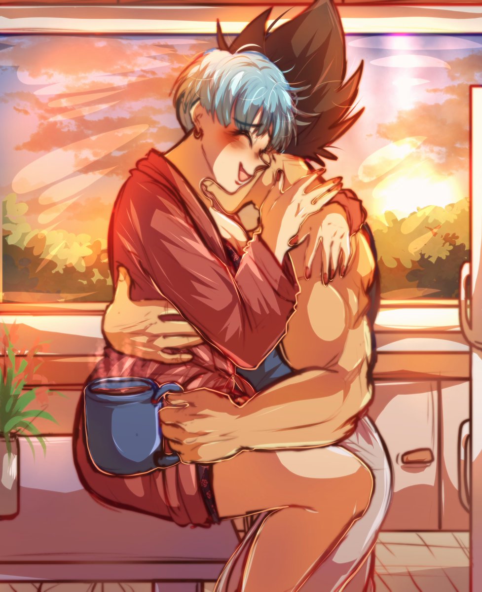 happy vegebul day!! 👀💖 this is a vegebul sketch comm i did for <a href="/Rena_Ikari/">Rena</a>. really loved working on this!! 🥰💕